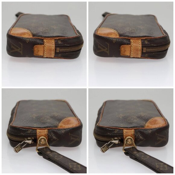 LOUIS VUITTON Monogram Marly Dragonne PM Clutch Bag M51827 LV Auth bs21421 - Picture 16 of 16